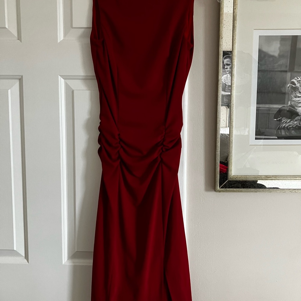 Nicole Miller Red Body Con Dress 👗 - Picture 6 of 8